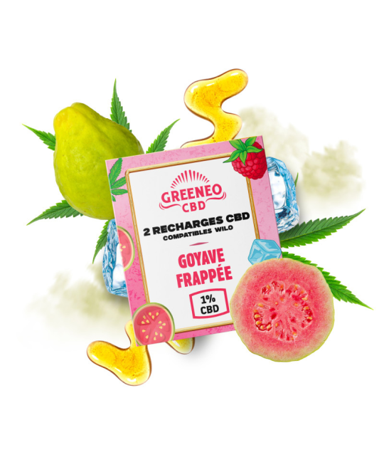 RECHARGES CBD WILO X GREENEO - GOYAVE FRAPPÉE