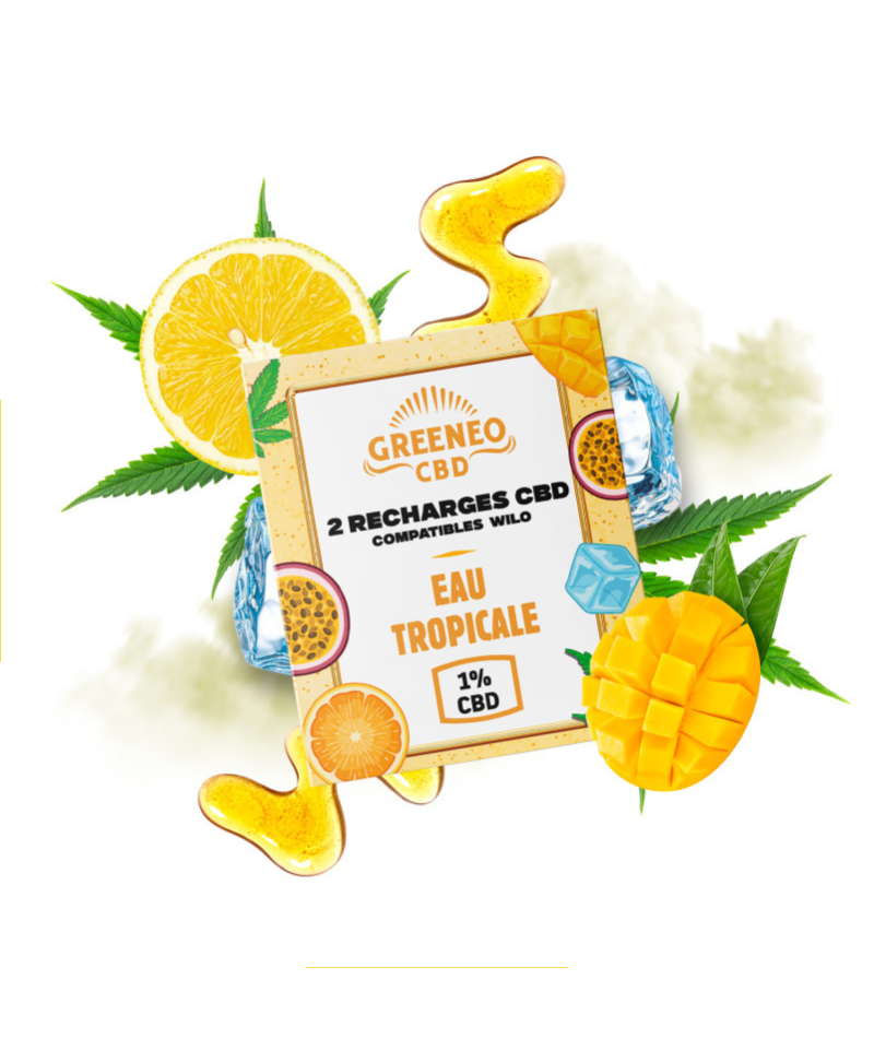 RECHARGES CBD WILO X GREENEO - EAU TROPICALE