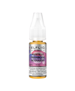 MYRTILLE FRAMBOISE ACIDULÉES - NIC SALTS ELFIQ